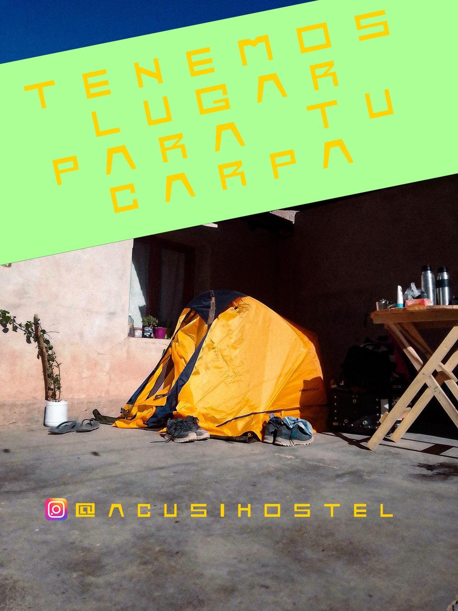 هوماهواكا Acusi Hostel Camping المظهر الخارجي الصورة